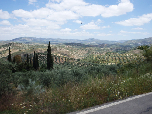 The road to Almedinilla.